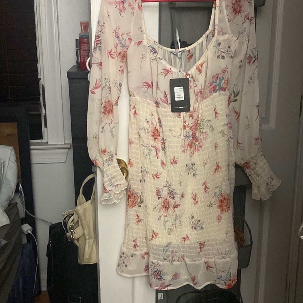 Floral mini dress